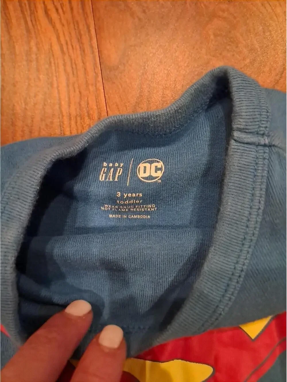 Baby Gap DC Superman Long Sleeve Tee‎ Shirt Size 3T, Clark Kent- Super Heros Y2k